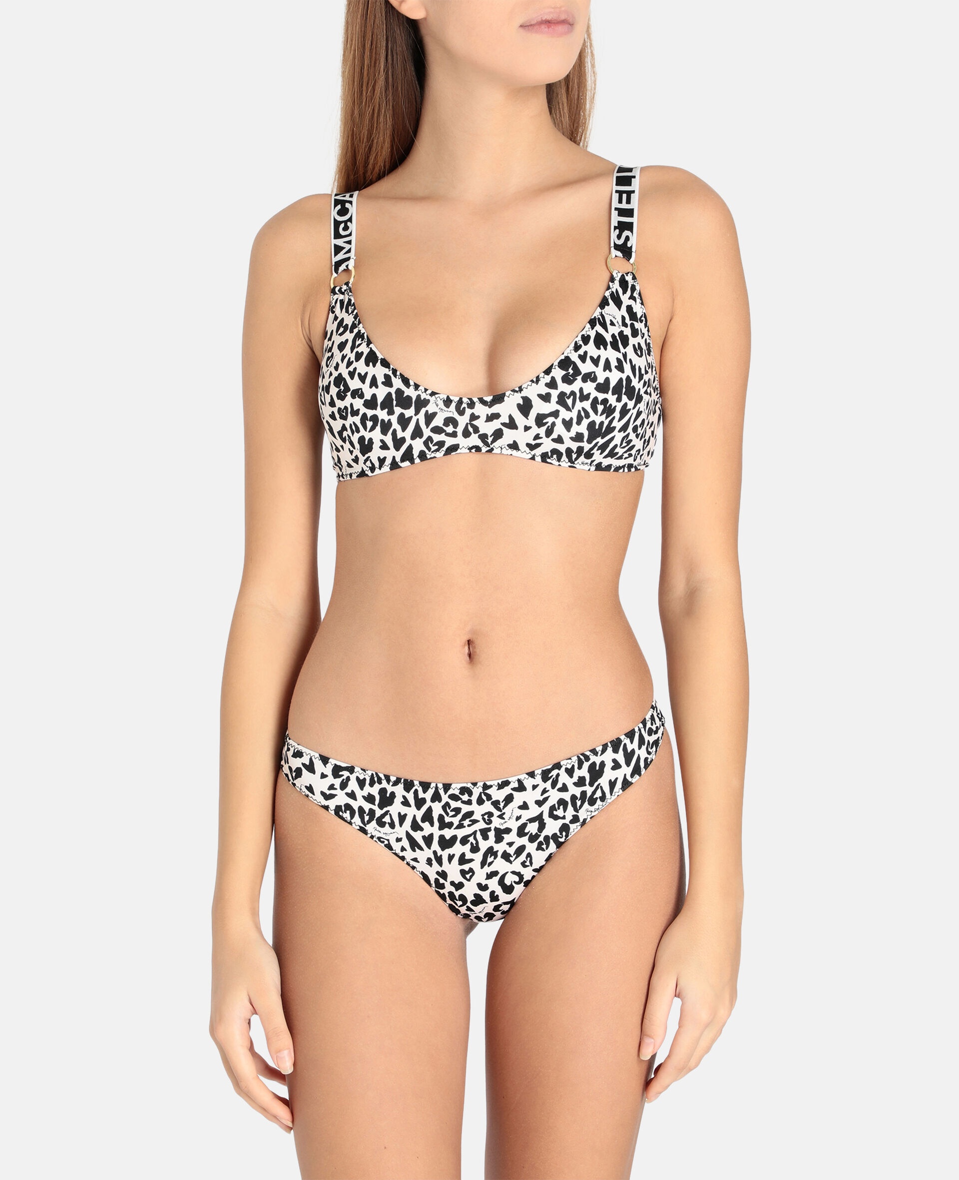 Animal Mix Padded Brassiere Bikini Top - 2