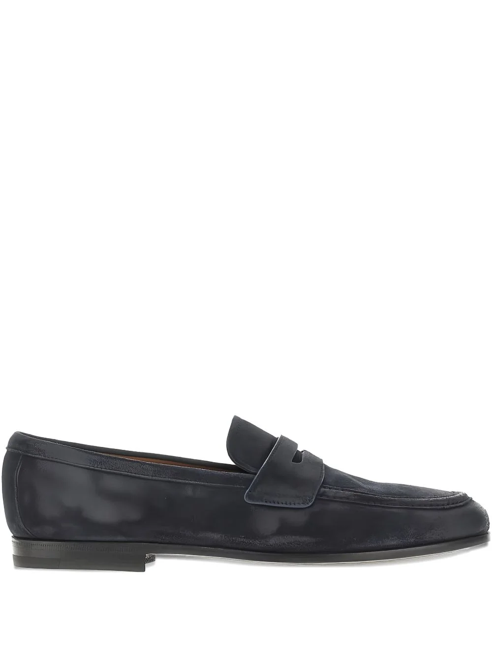 suede penny loafers - 1