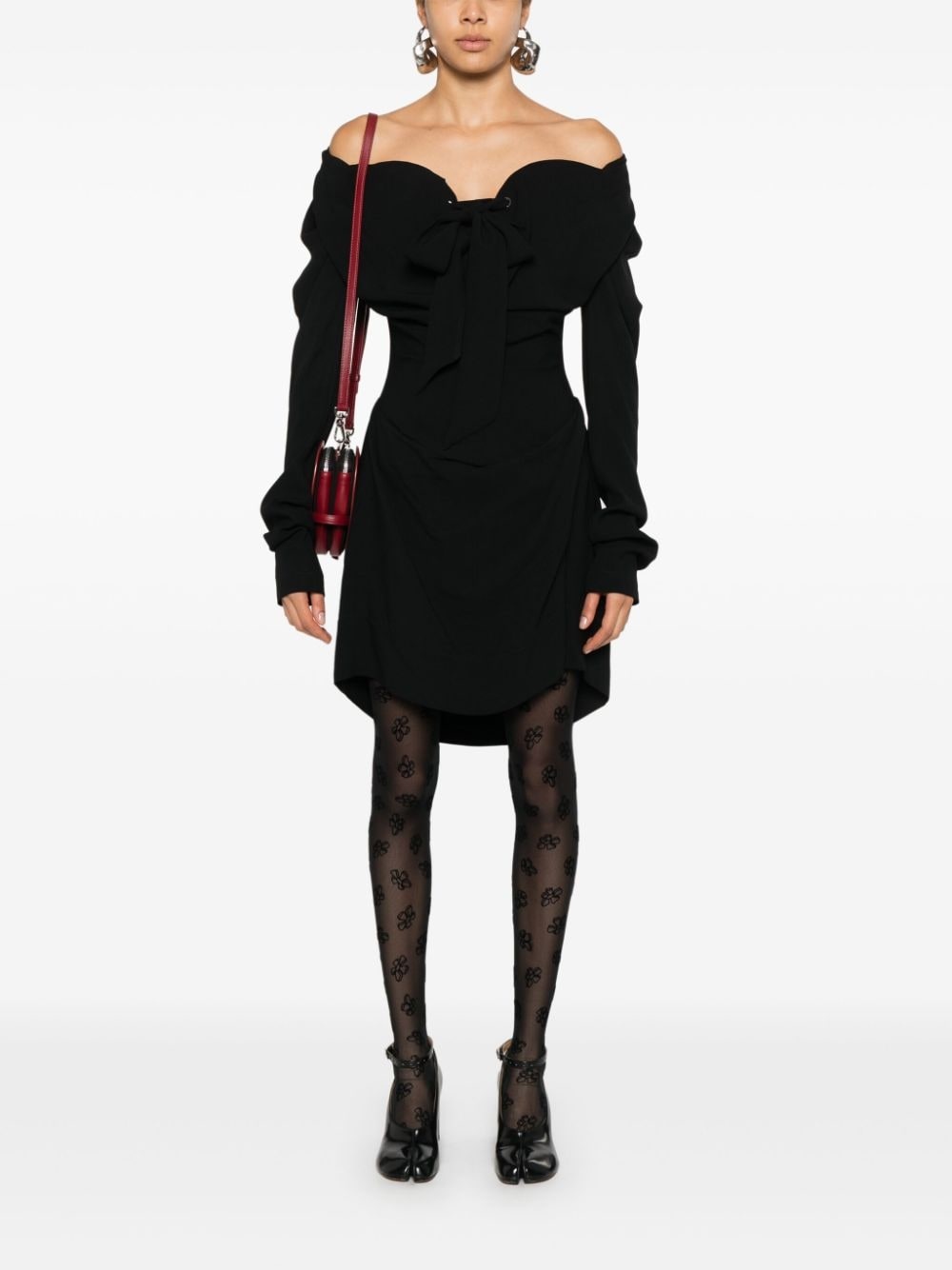 Iwona corset-style minidress - 4
