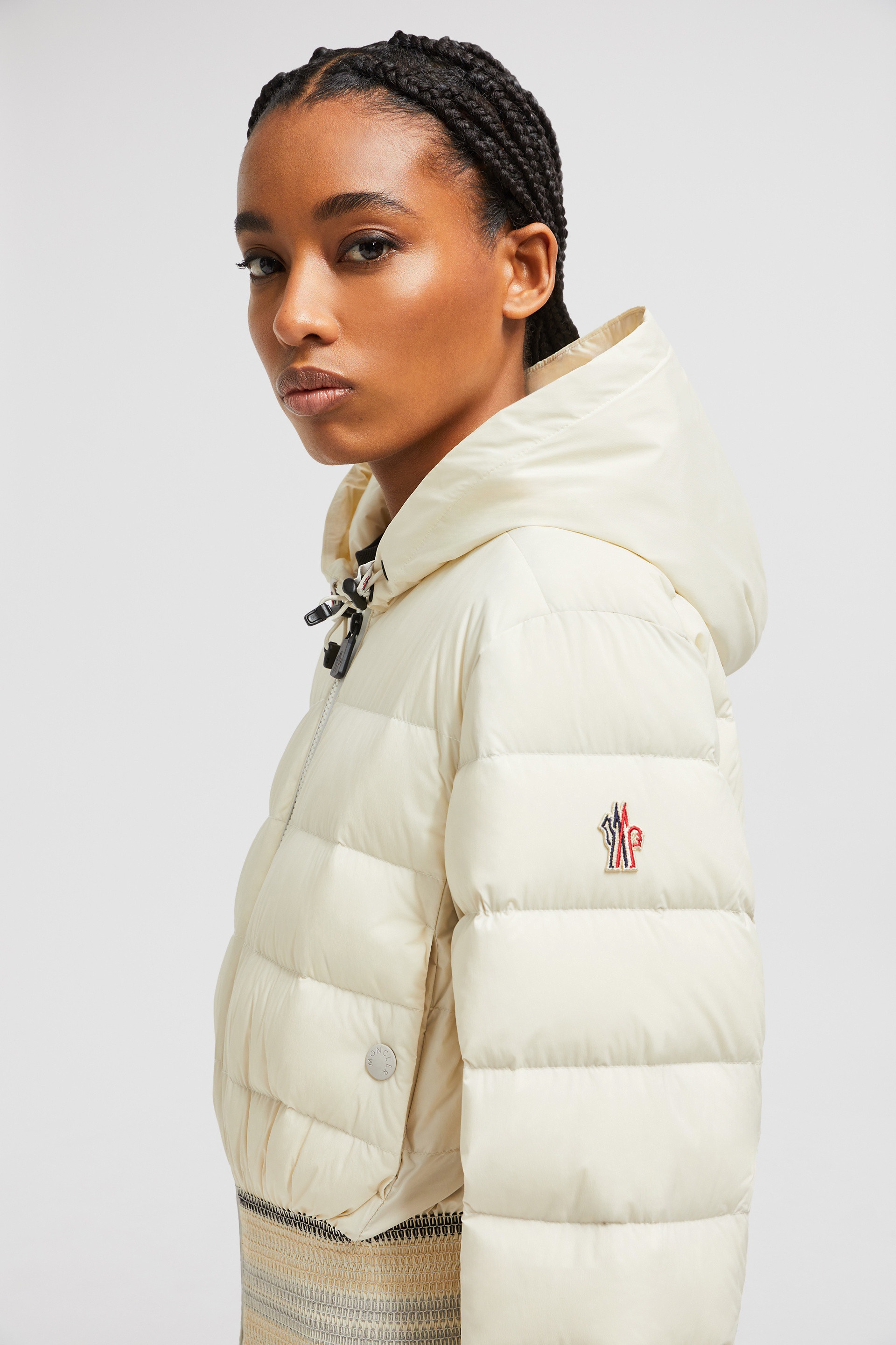 Jeypore Embroidered Hooded Short Down Jacket - 4
