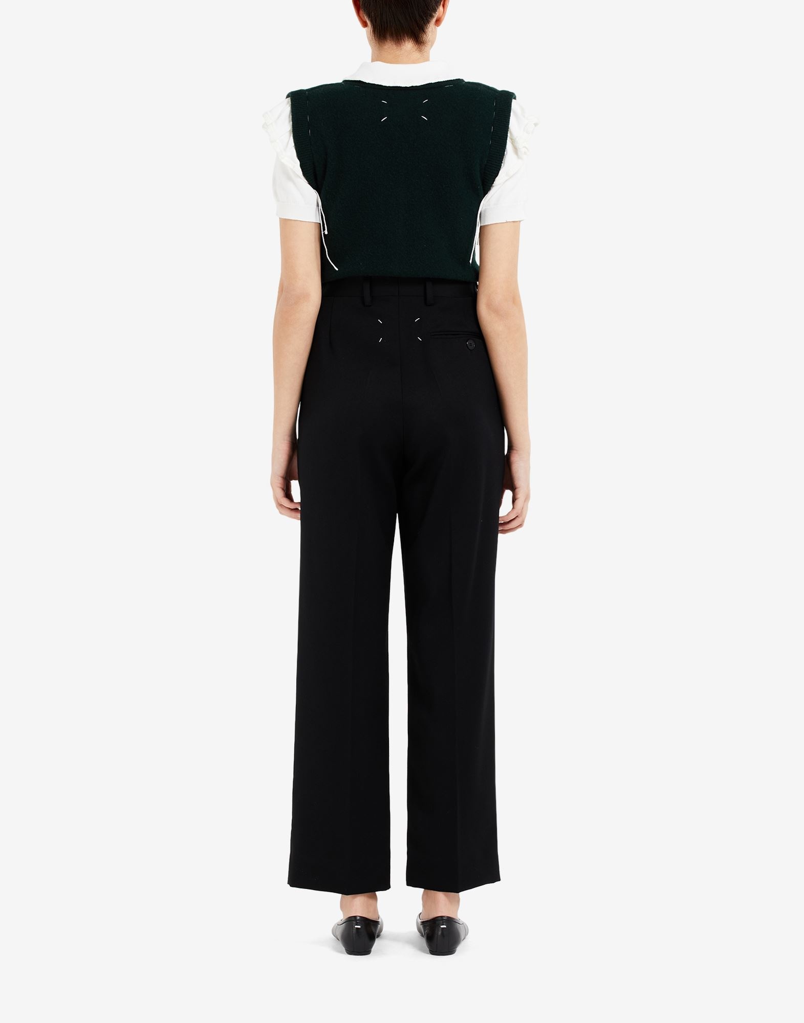 Black Straight Leg Pant - 4