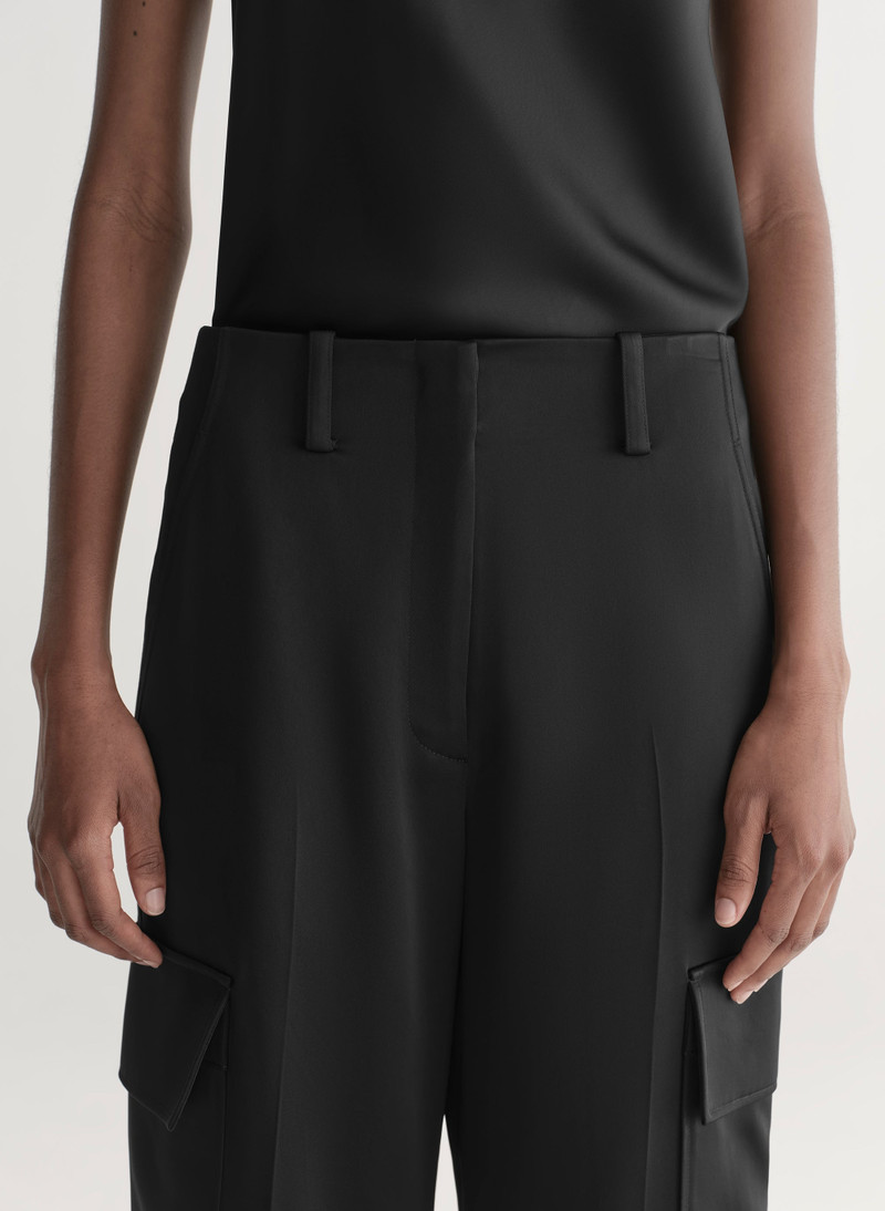 Logan Satin Cargo Pant 3