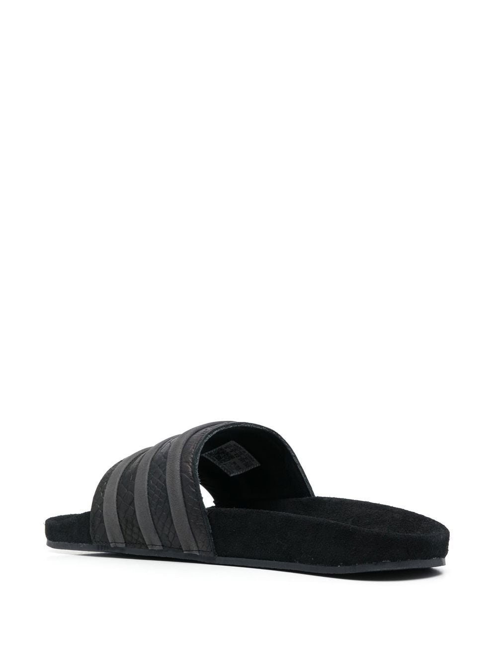 embossed-logo stripe-detail slides - 3