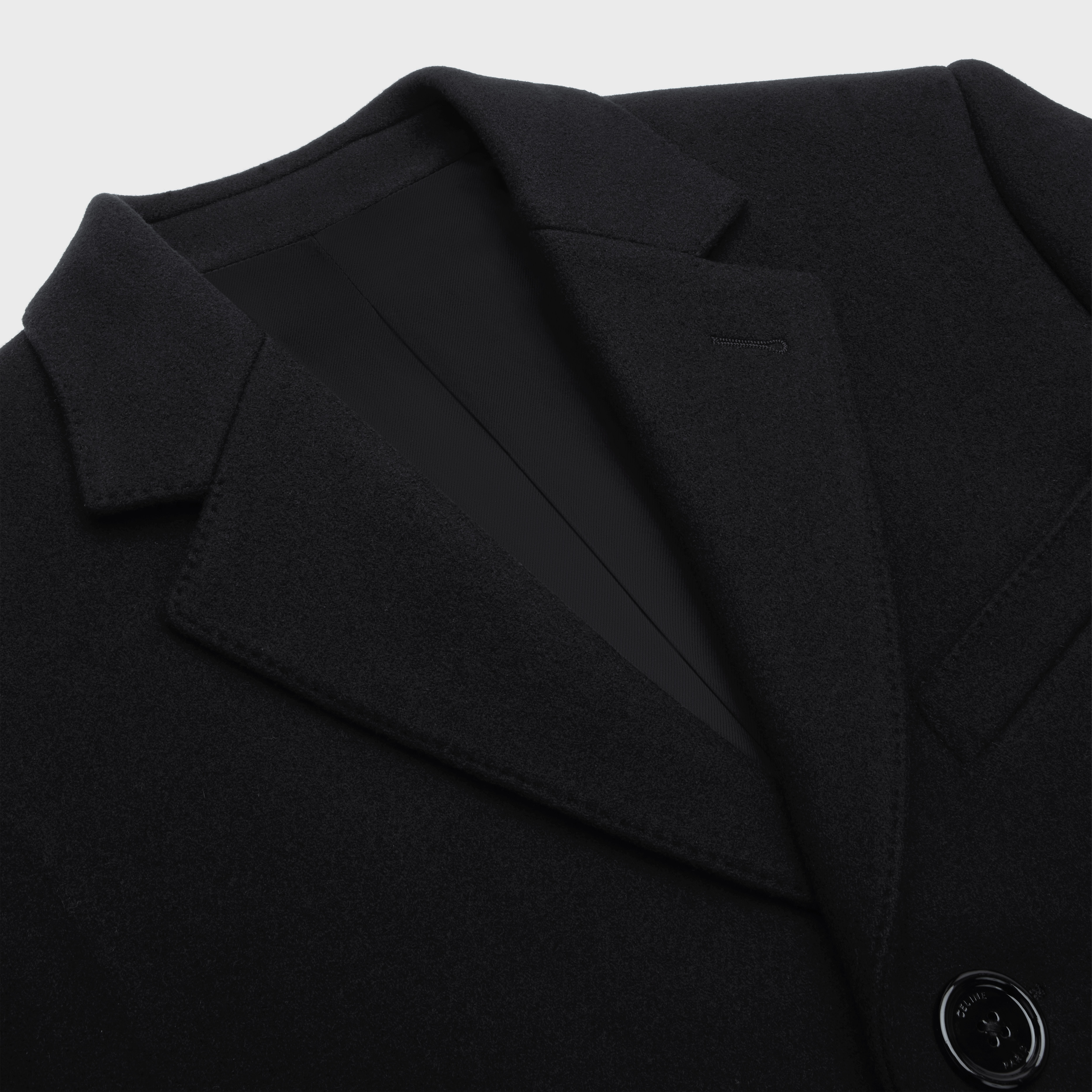 Boxy coat in felt - 3