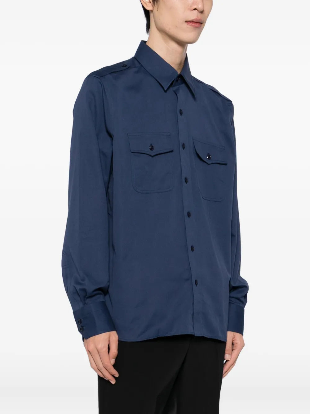 Tom Ford Men Military-Style Shirt - 3
