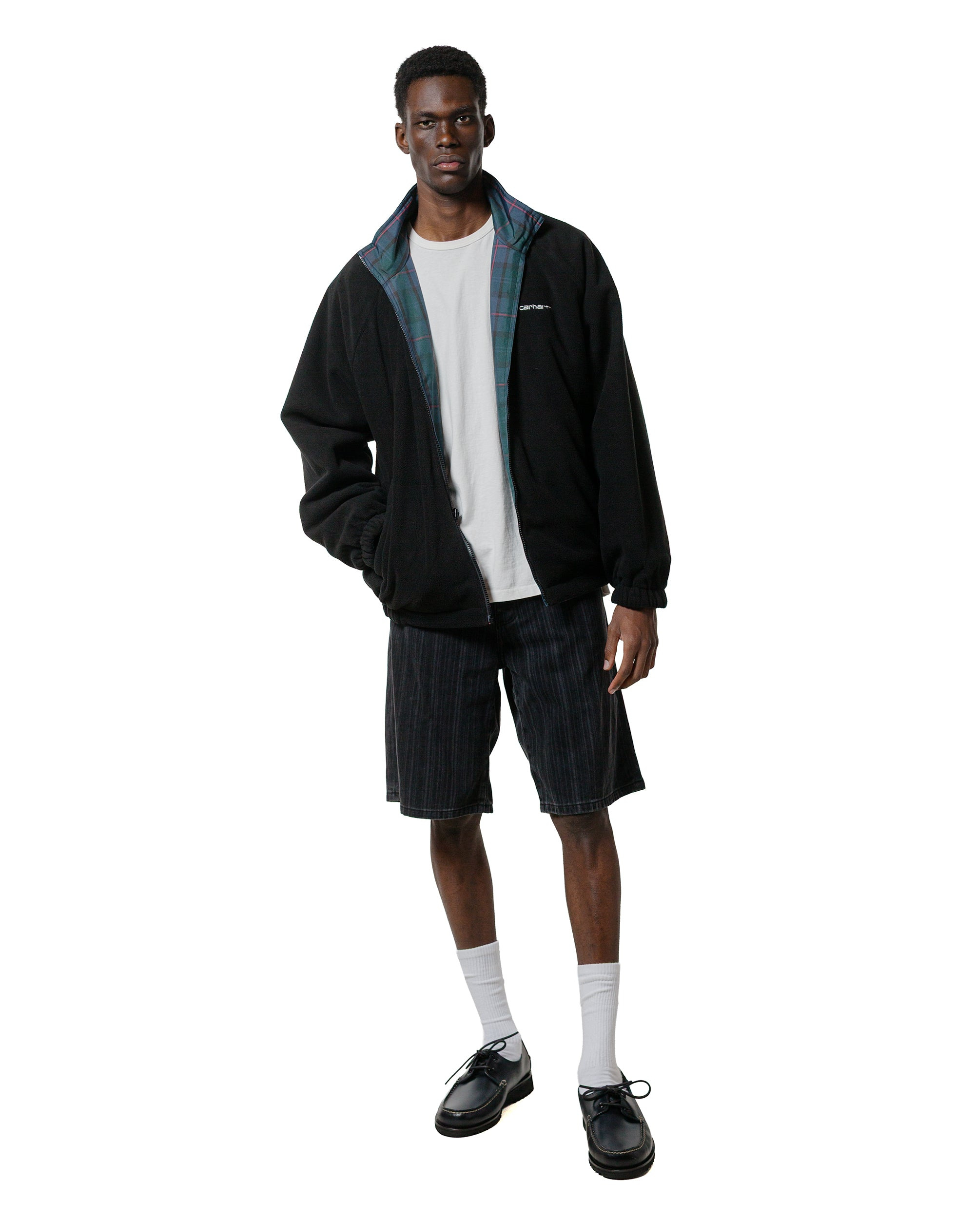 Carhartt W.I.P. Reversible Planner Check Jacket Air Force Blue/Black - 6