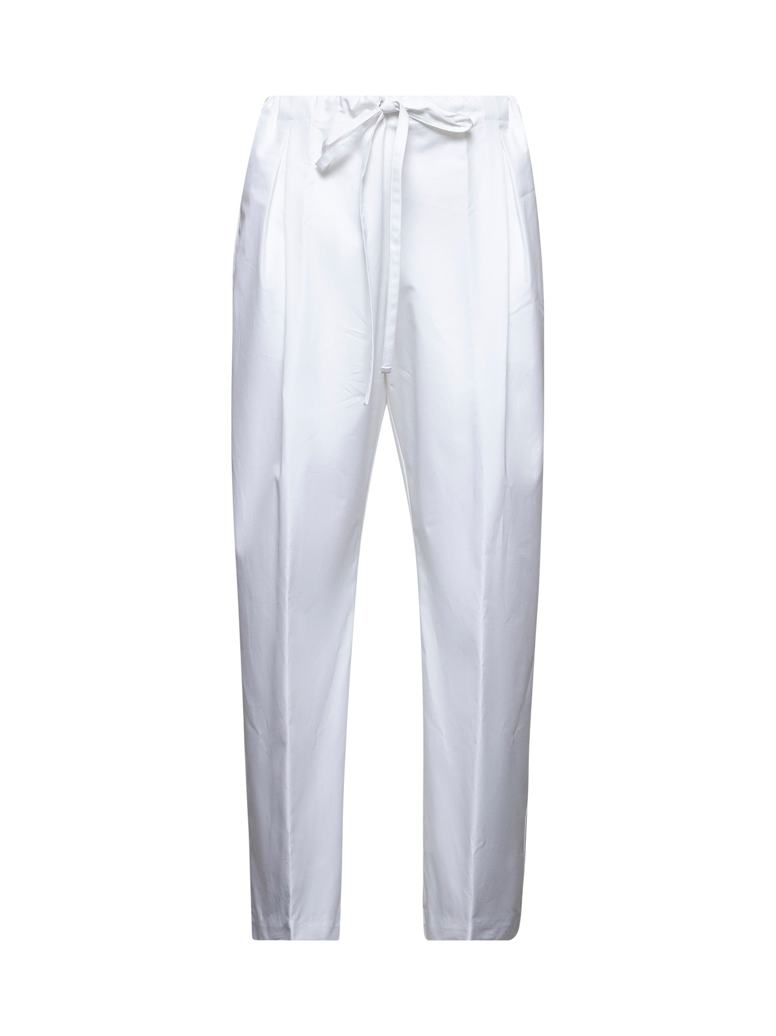 White poplin Trenton trousers - 1