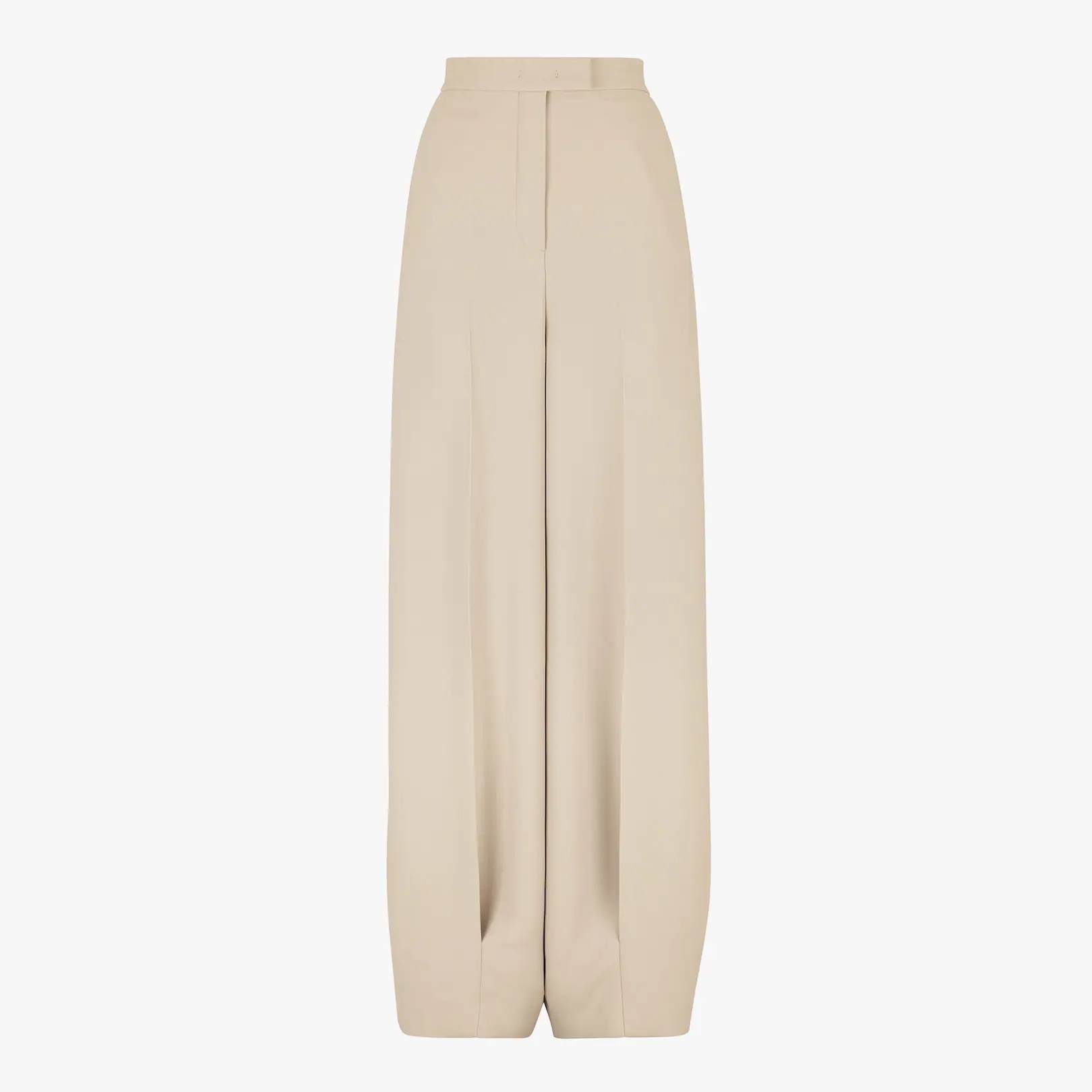 Beige cady pants - 1