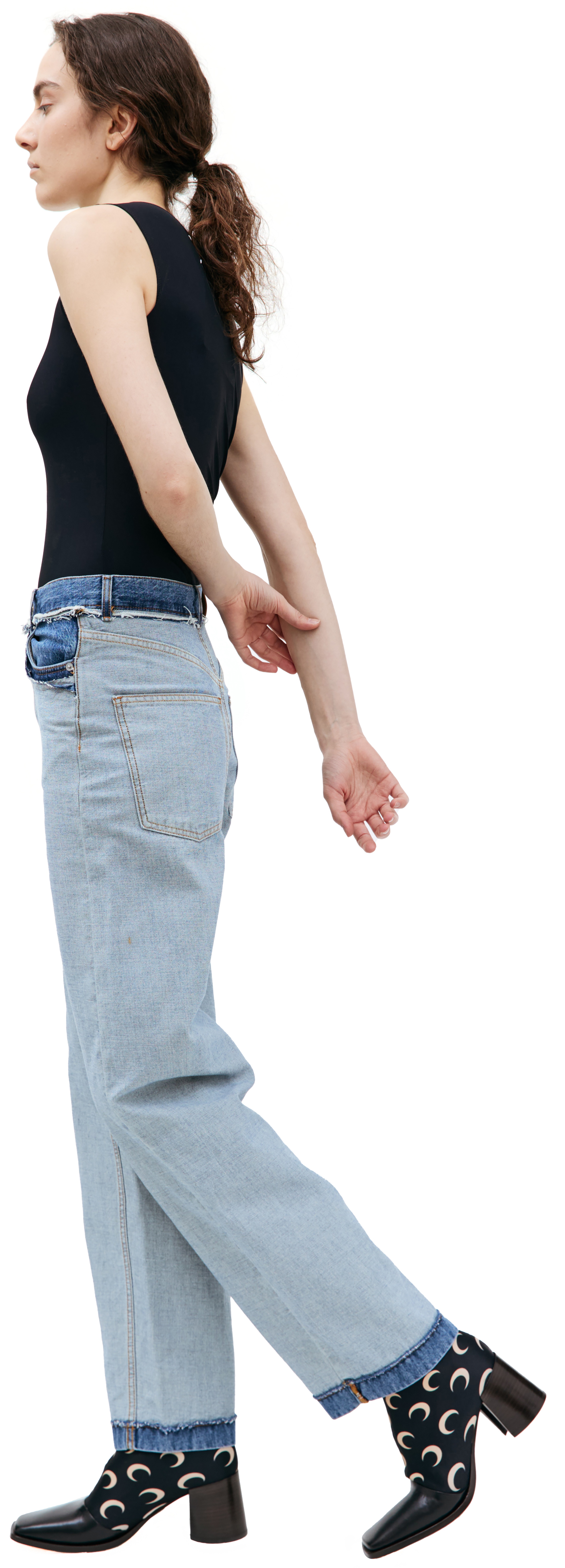 BLUE INSIDE-OUT JEANS - 2