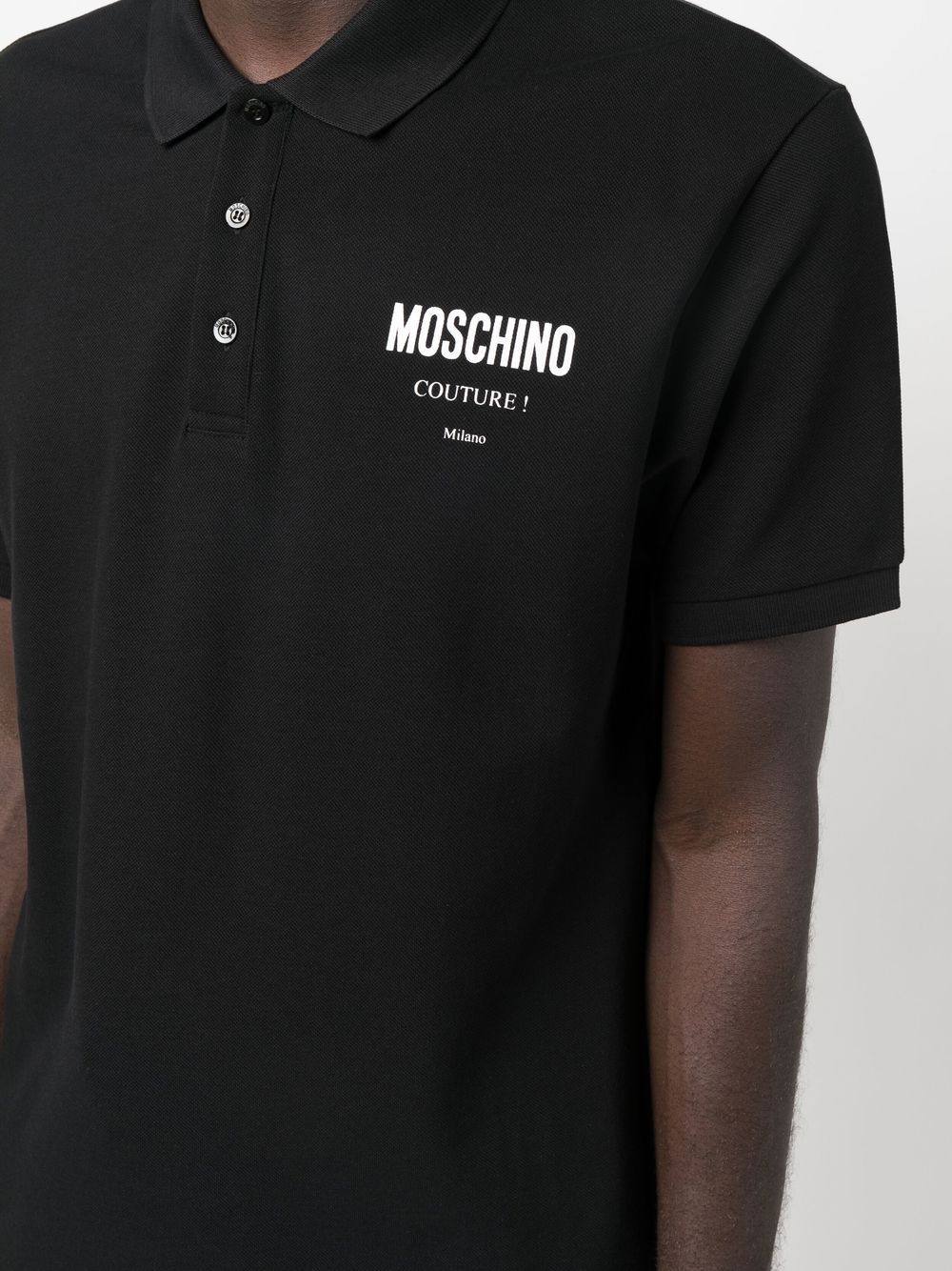 logo-print short-sleeved polo shirt - 5