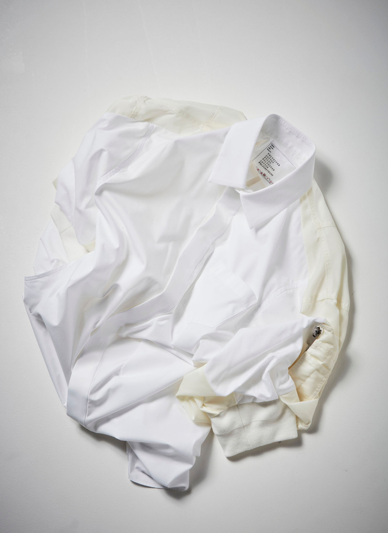Cotton Poplin x Nylon Twill Dress 1