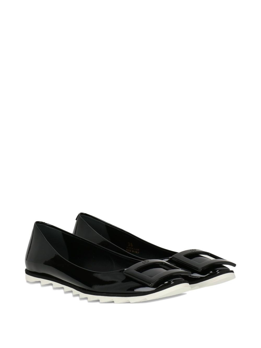 buckle-detail ballet flats - 2