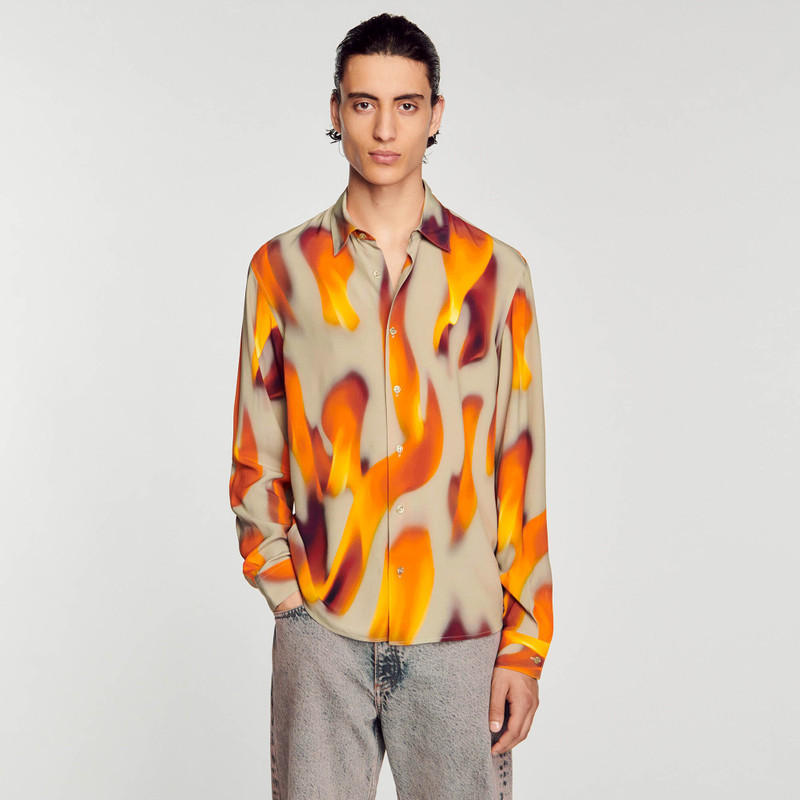 FLAME PATTERN SHIRT 5