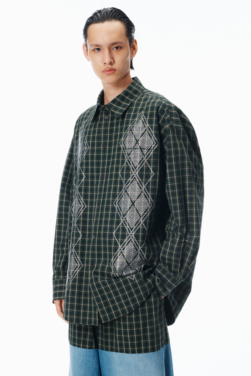 Argyle Hotfix Shirt Oversized 3
