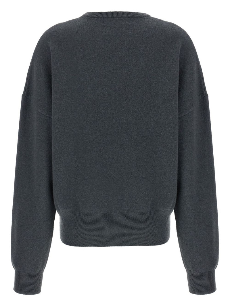 extreme cashmere nº355 Tes cuffed-sleeve crew-neck sweater outlook