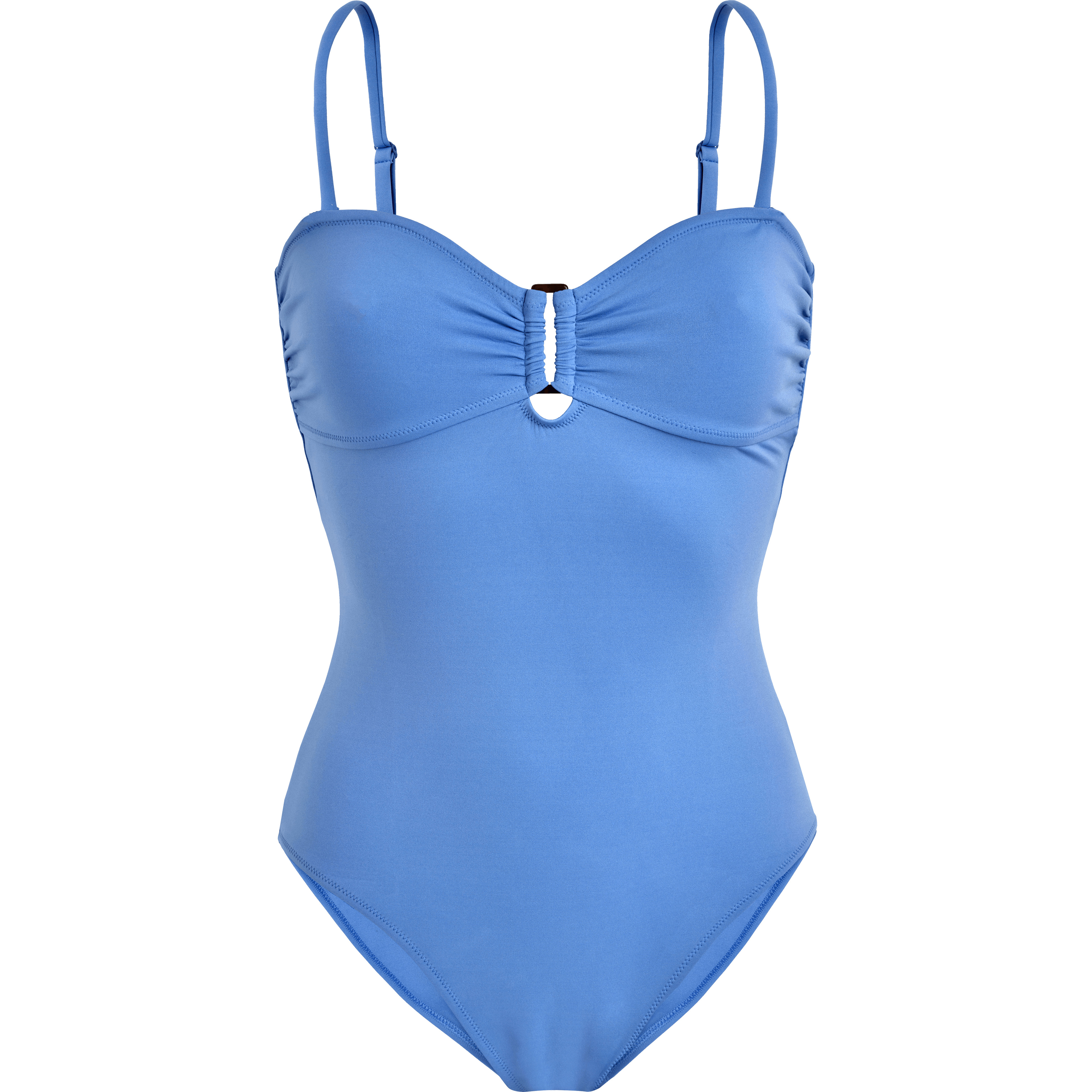 Women One-piece Swimsuit Solid - 1