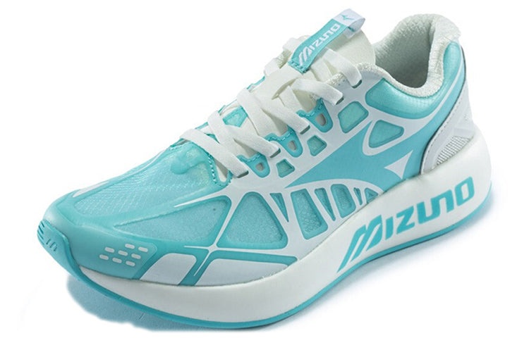 (WMNS) Mizuno PI Mono Sneakers Blue/White D1GH201205 - 3