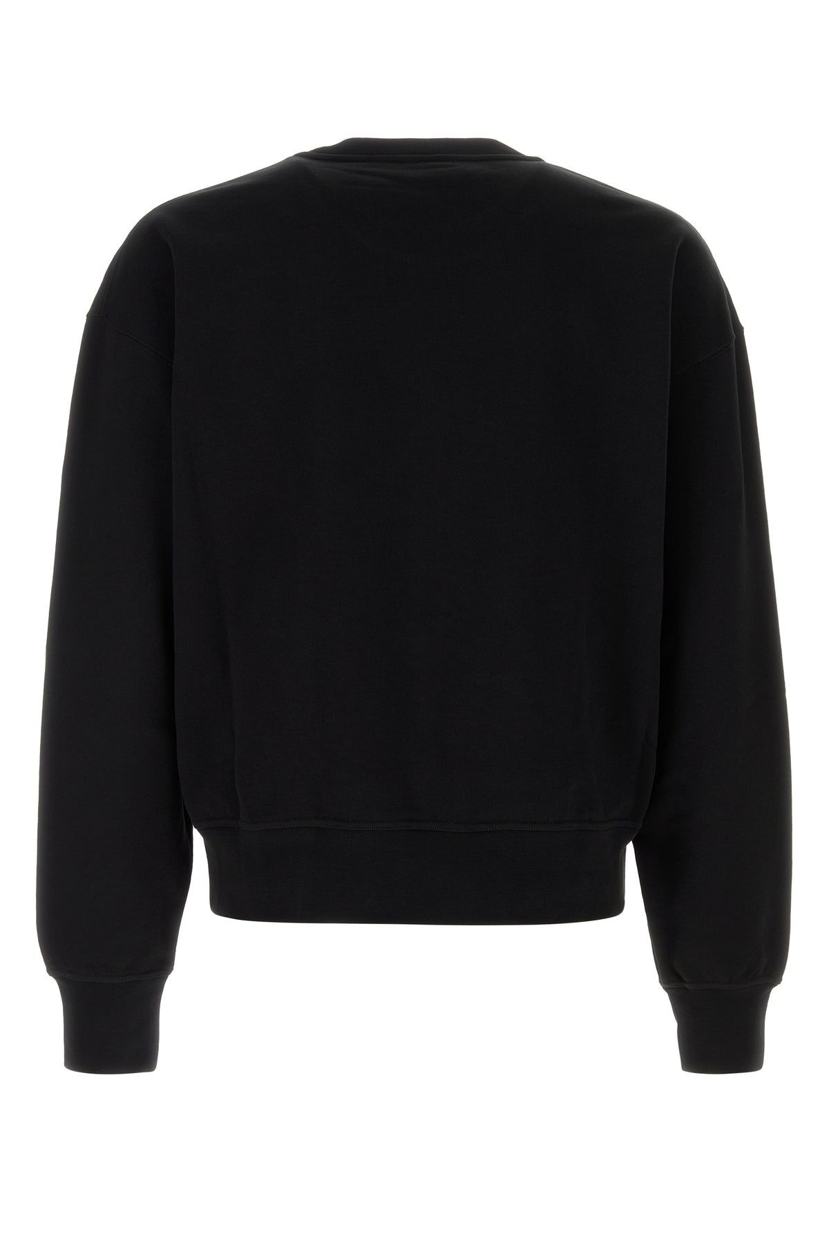 Black cotton sweatshirt - 2