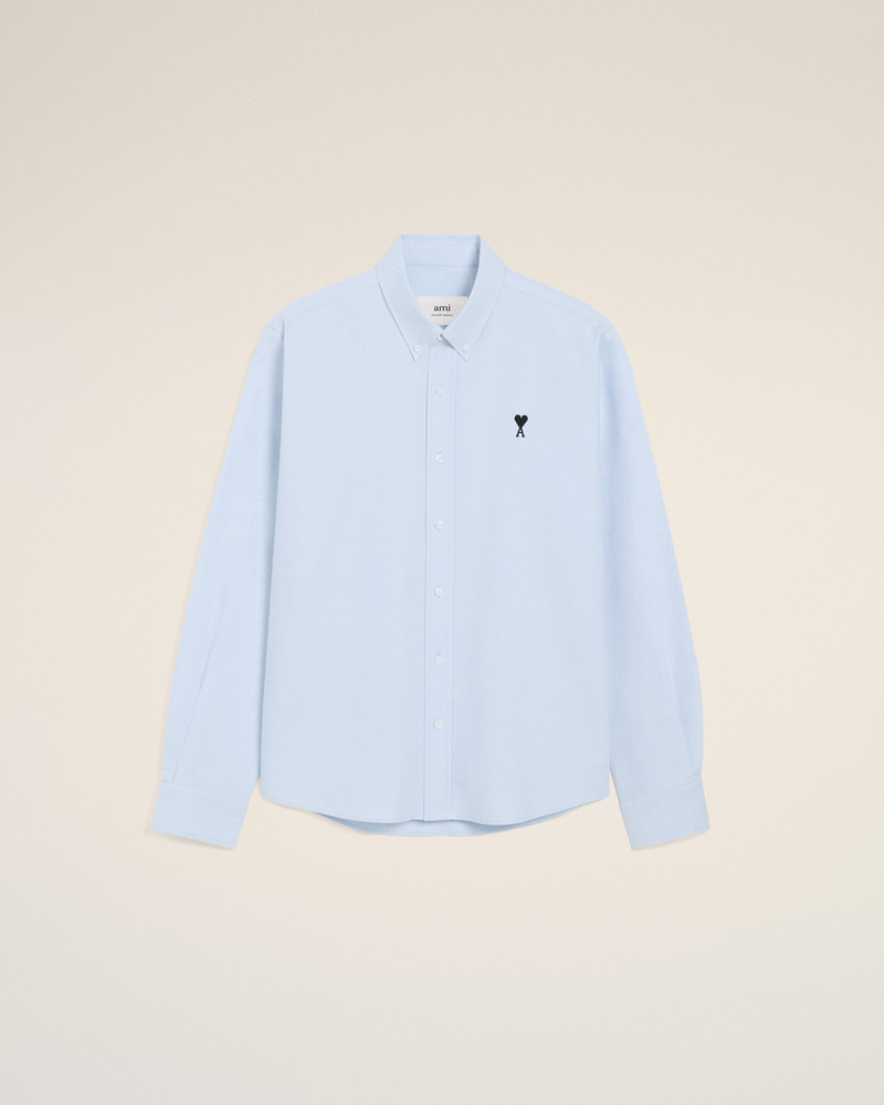 AMI Paris BLUE COTTON BUTTON DOWN  AMI DE COEUR  SHIRT outlook