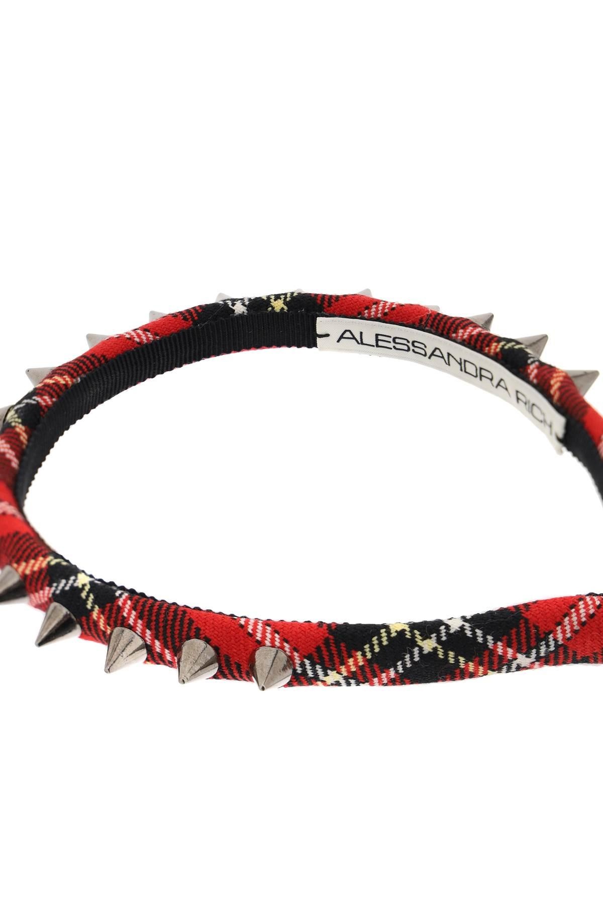 TARTAN HEADBAND WITH SPIKE - 3