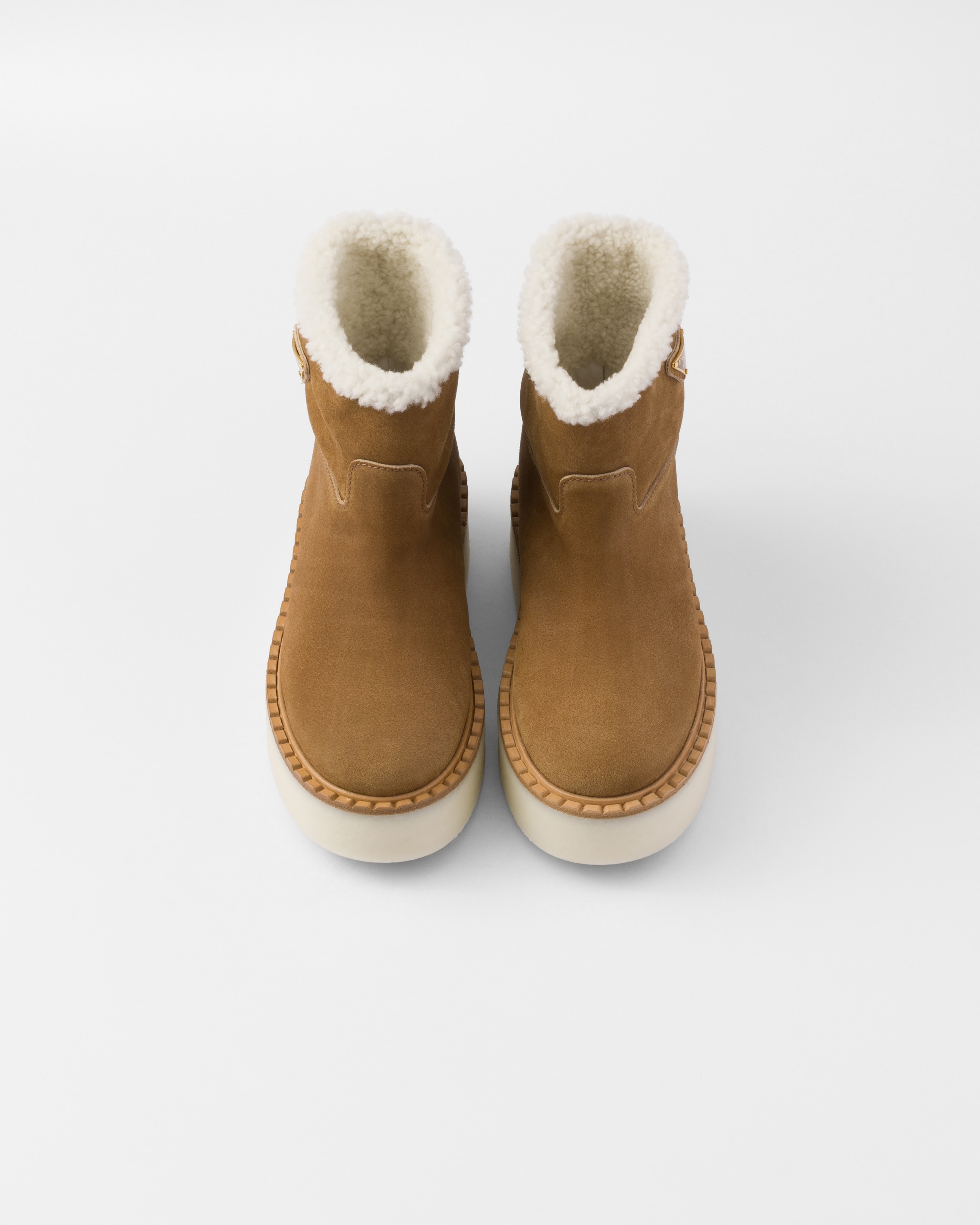 Suede booties - 4