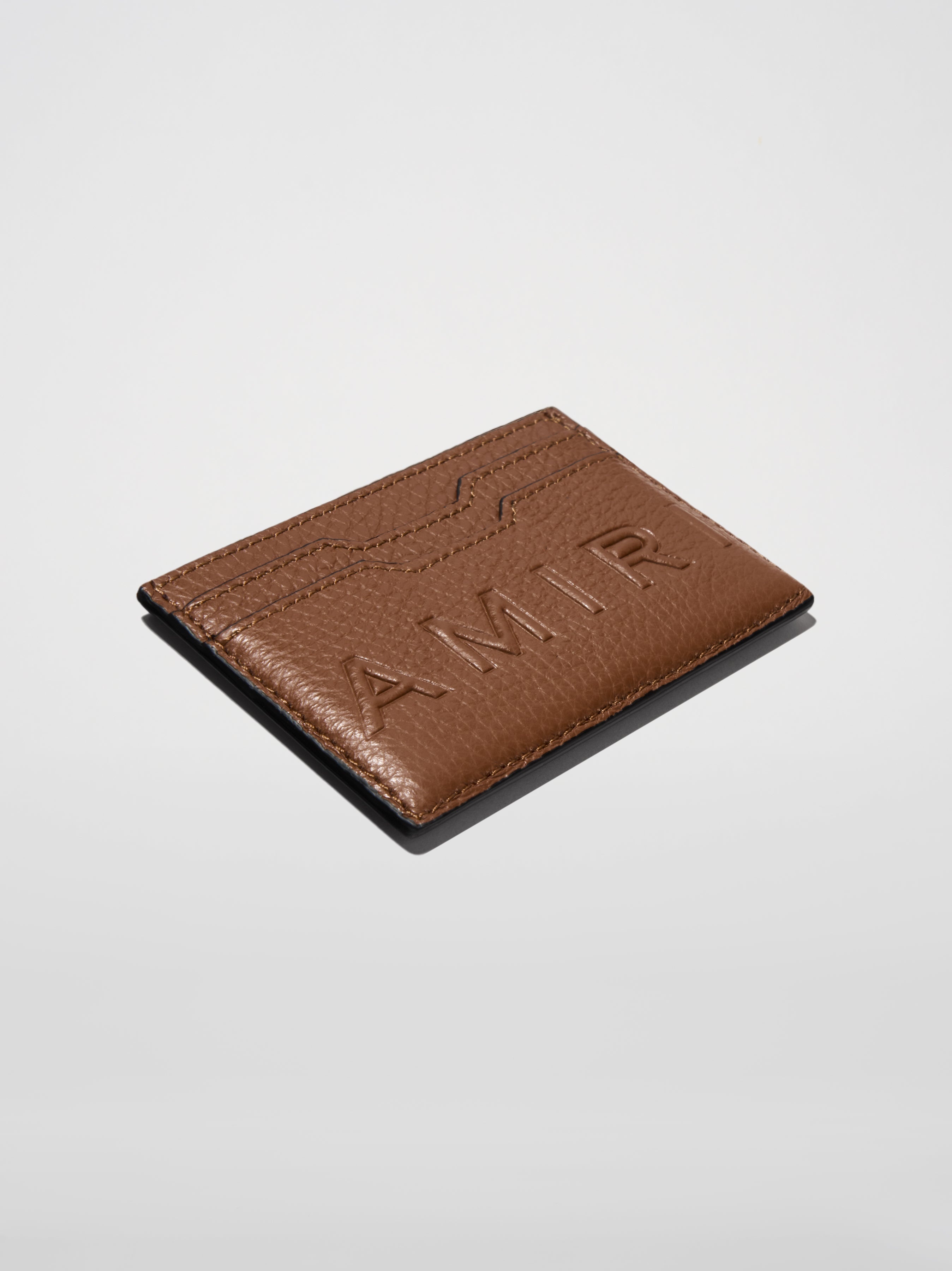 PEBBLED LOGO CARD HOLDER - 3