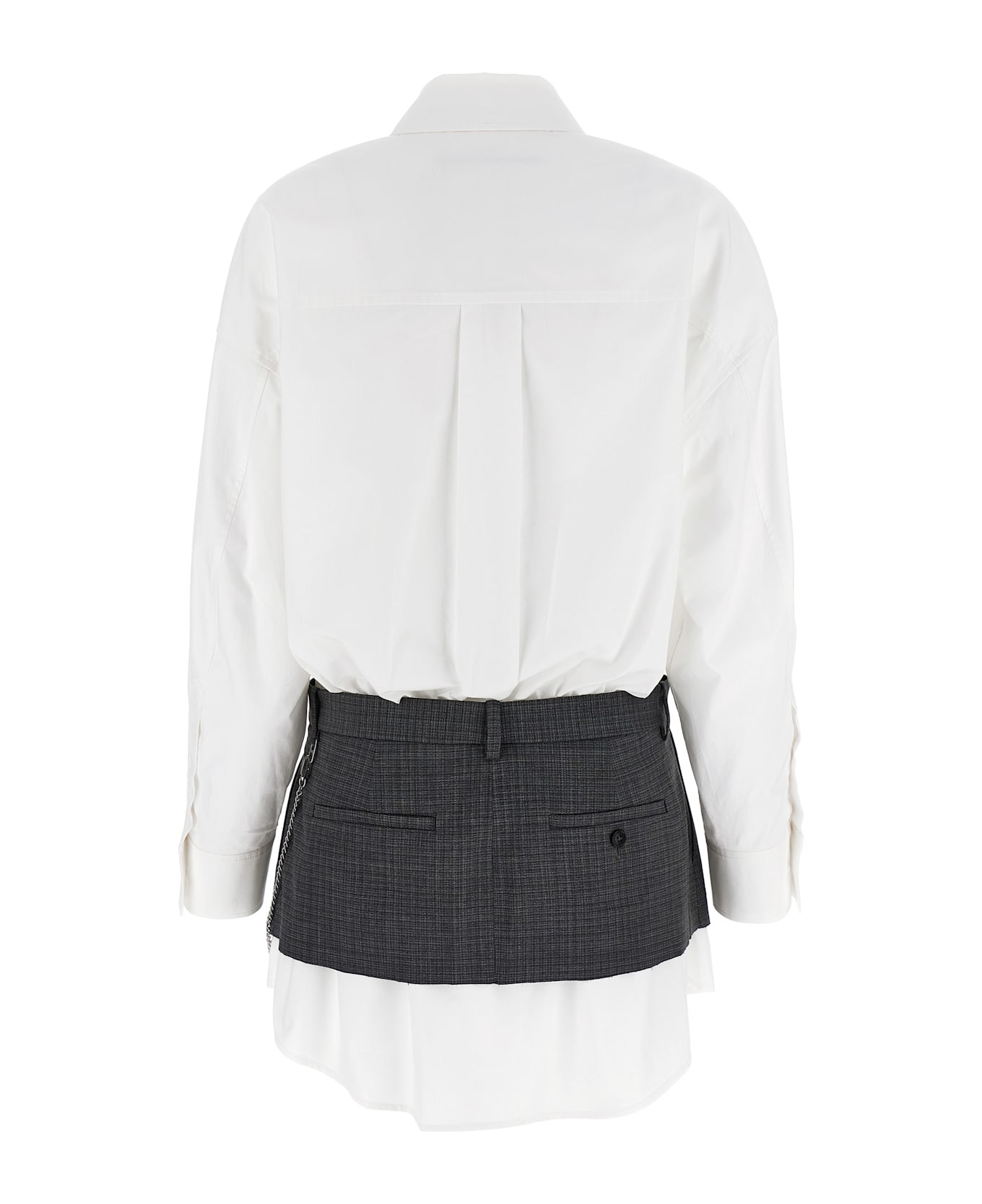 'pre-styled Shirt Dress W Chain' Dress - 2