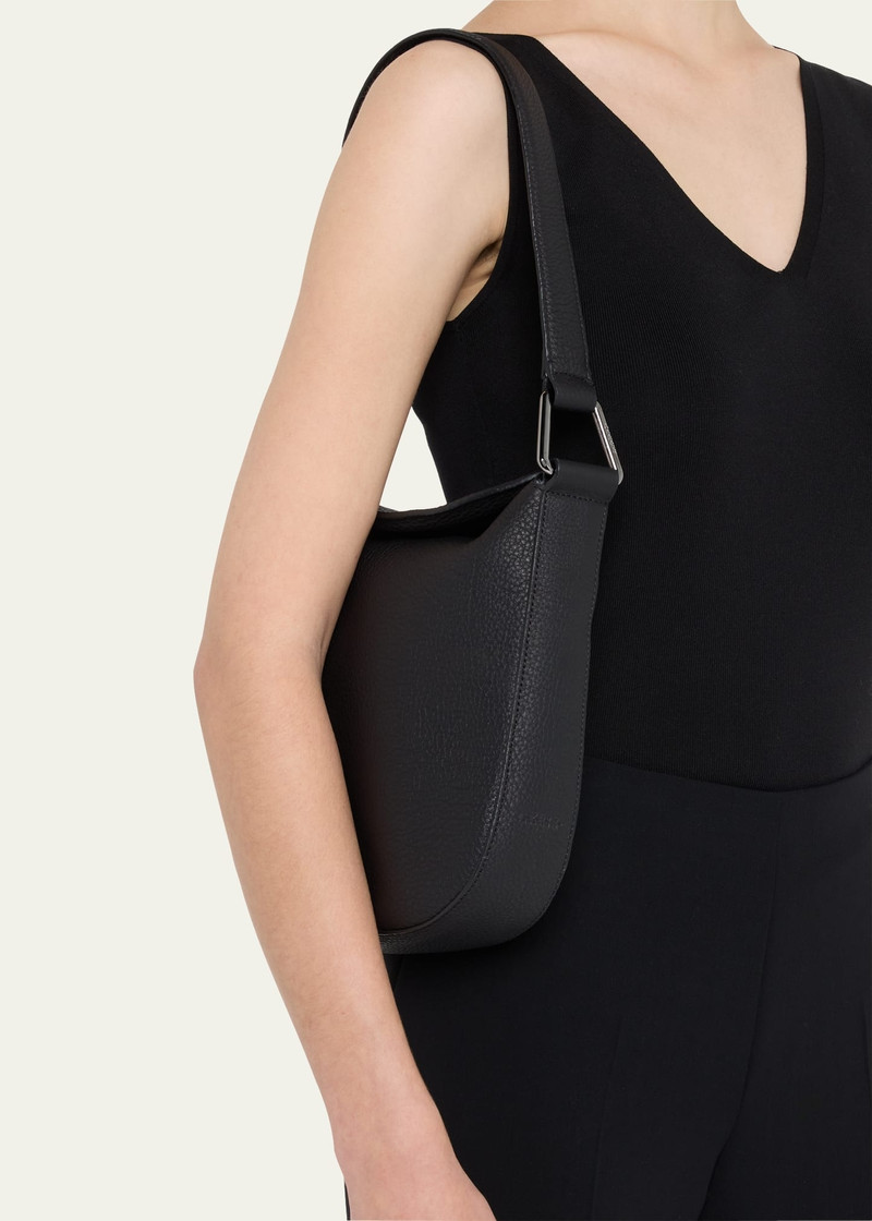AKRIS Anna Little Leather Hobo Bag outlook