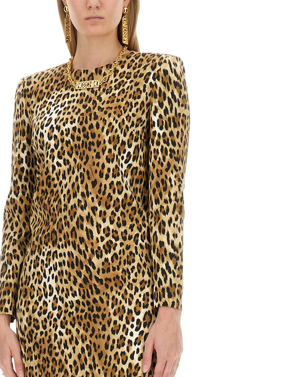Moschino Women Dress With Animal Pattern - 4