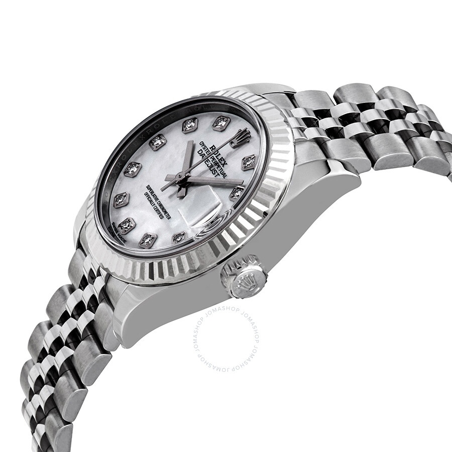 Rolex Lady Datejust Automatic Mother of Pearl Diamond Dial Ladies Jubilee Watch 279174MDJ - 2