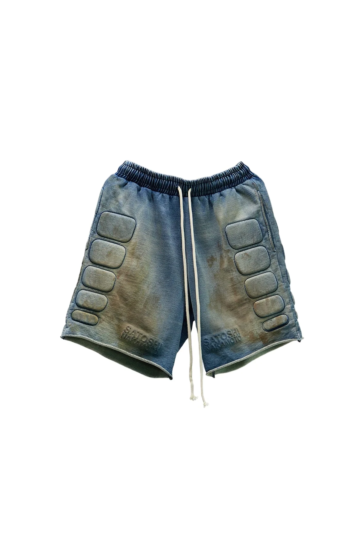 LUKE MOTO SHORTS (DIRTY BLUE) - 1