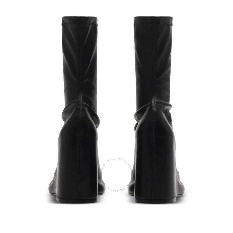 Burberry High Wedge Heel Pillar Boots - 2