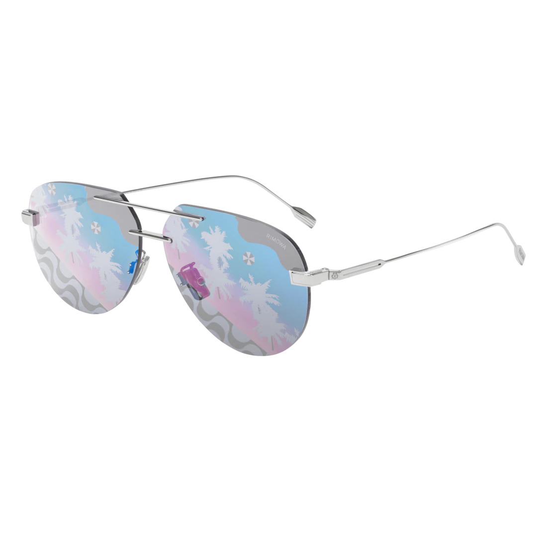 Eyewear Pilot Rimless Sunglasses - 3