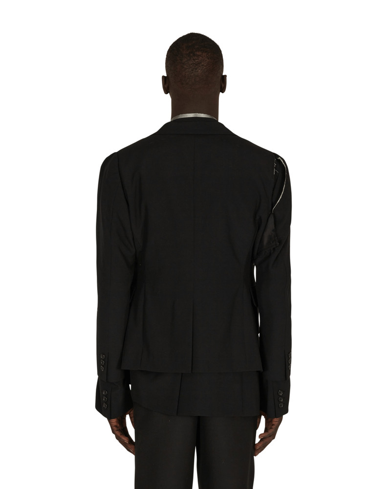Comme des Garçons Homme Plus Deconstructed Blazer Black outlook