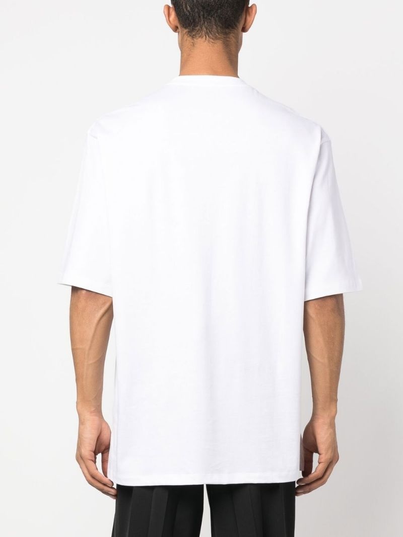 crystal-embellished cotton T-shirt - 4