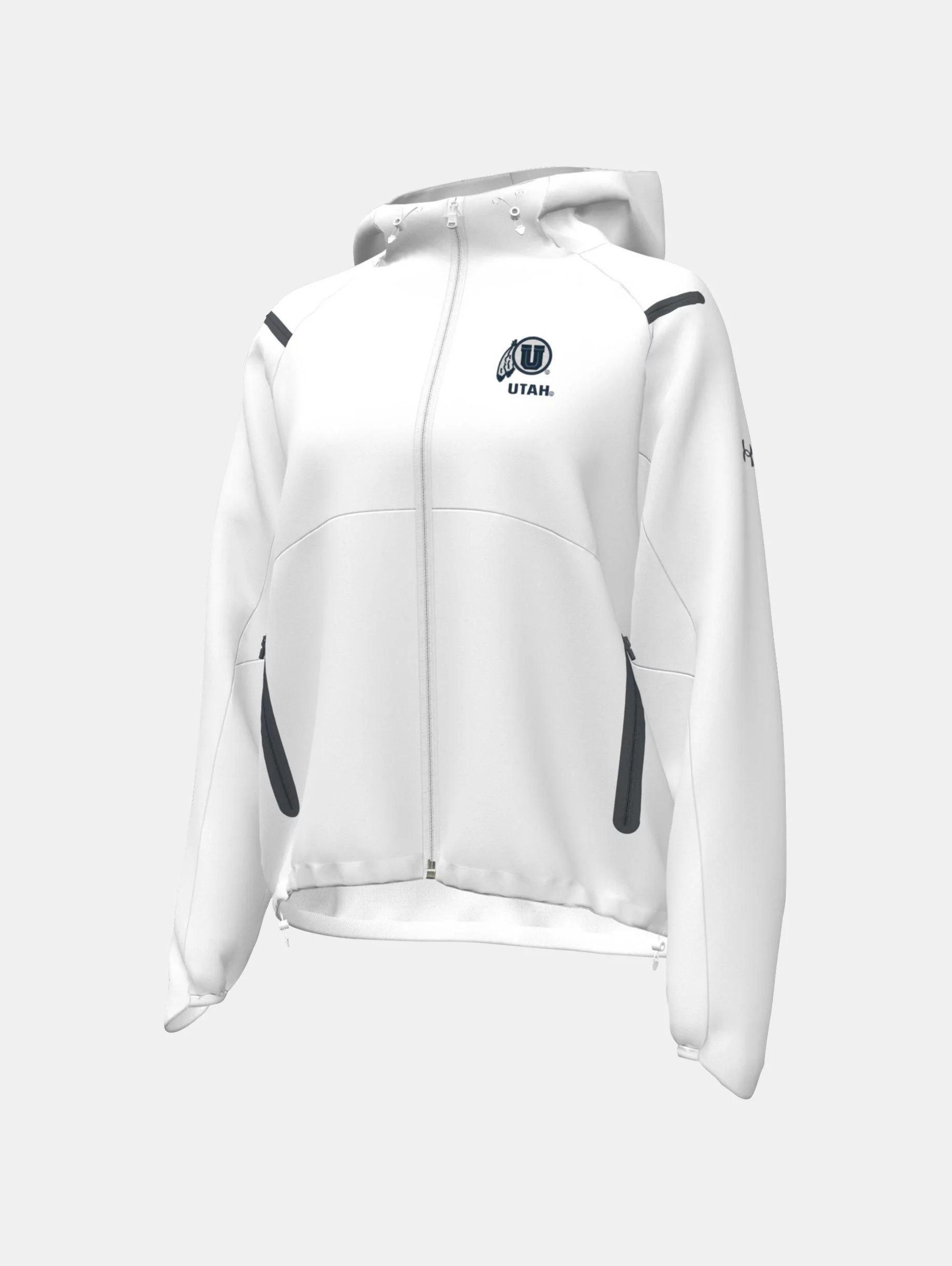 Women's UA Unstoppable Collegiate Hooded Jacket - 1
