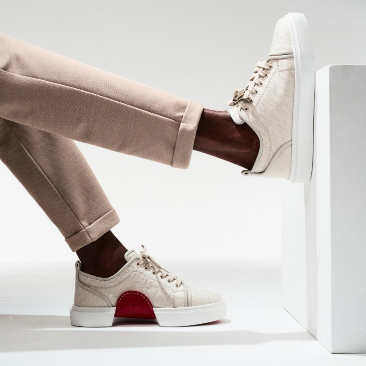 Christian Louboutin Adolon Junior Albatre | REVERSIBLE
