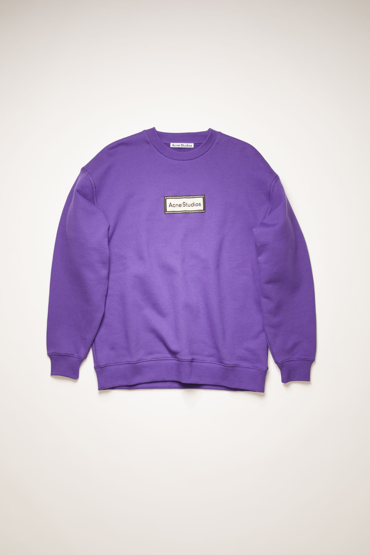 Reverse-label sweatshirt electric purple - 4