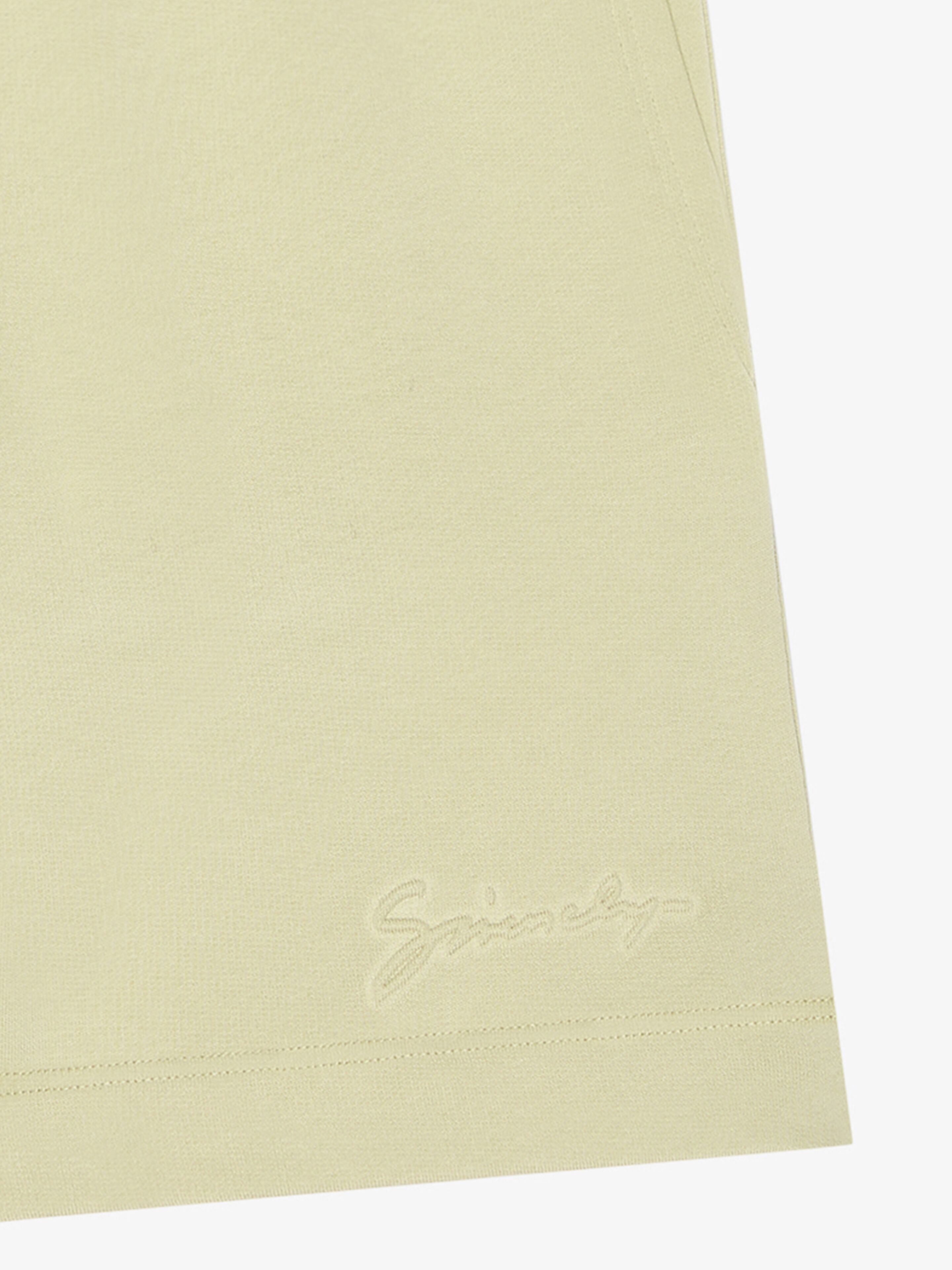 BERMUDA SHORTS IN FLEECE WITH GIVENCHY SIGNATURE - 4