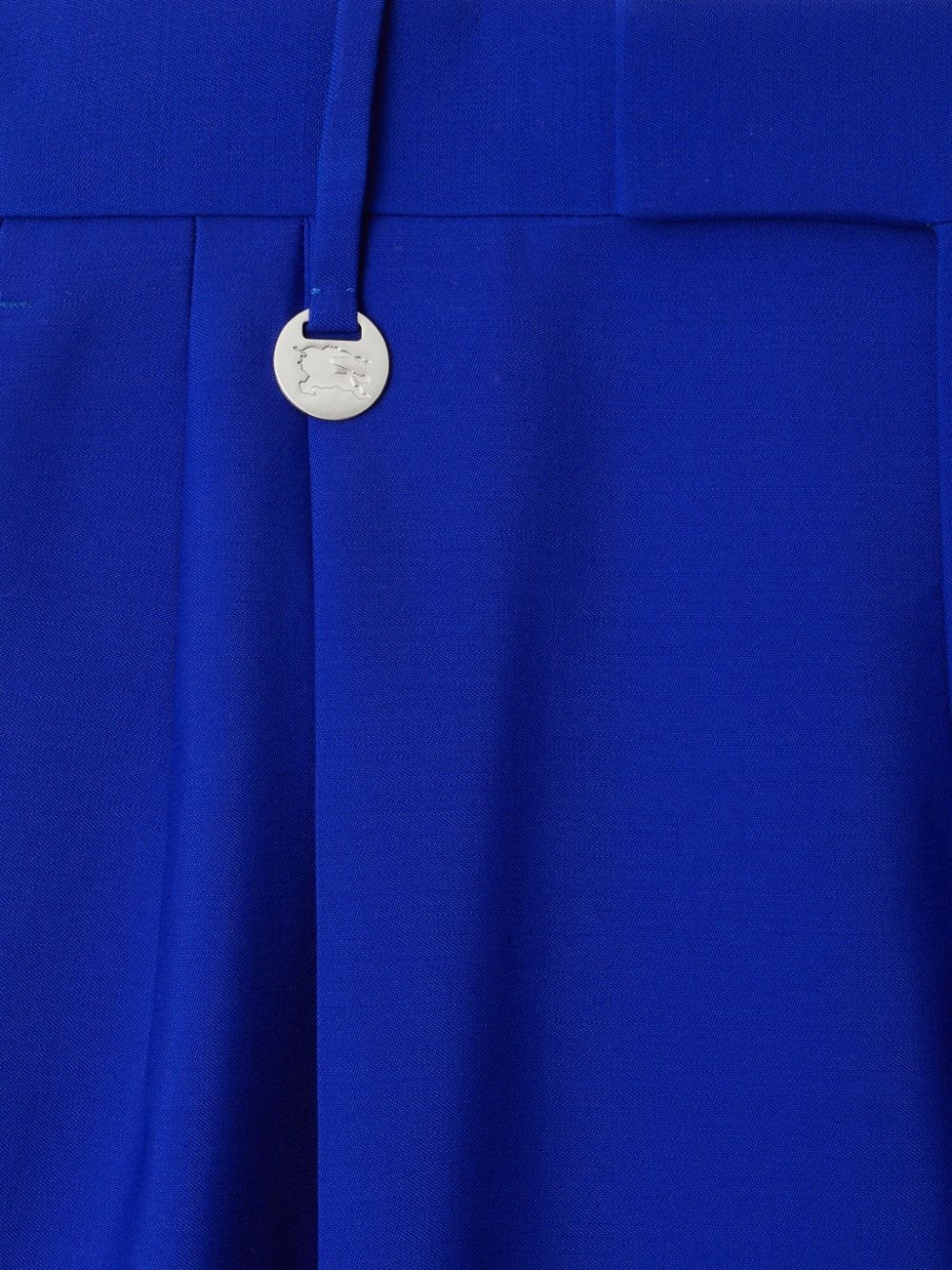 pleated wool wide-leg trousers - 3