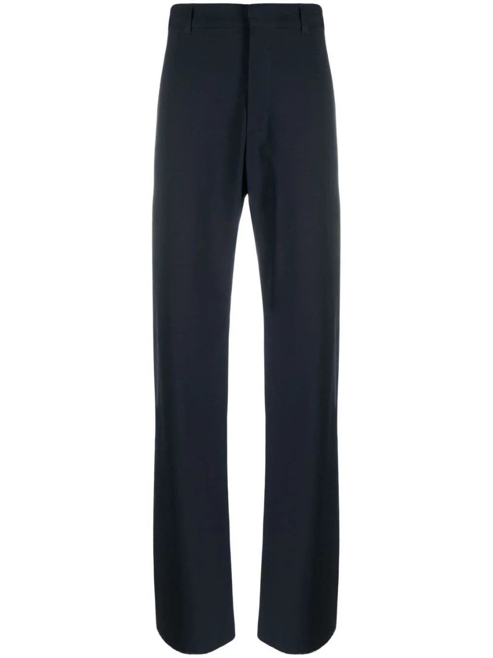 straight-leg wool-blend trousers - 1