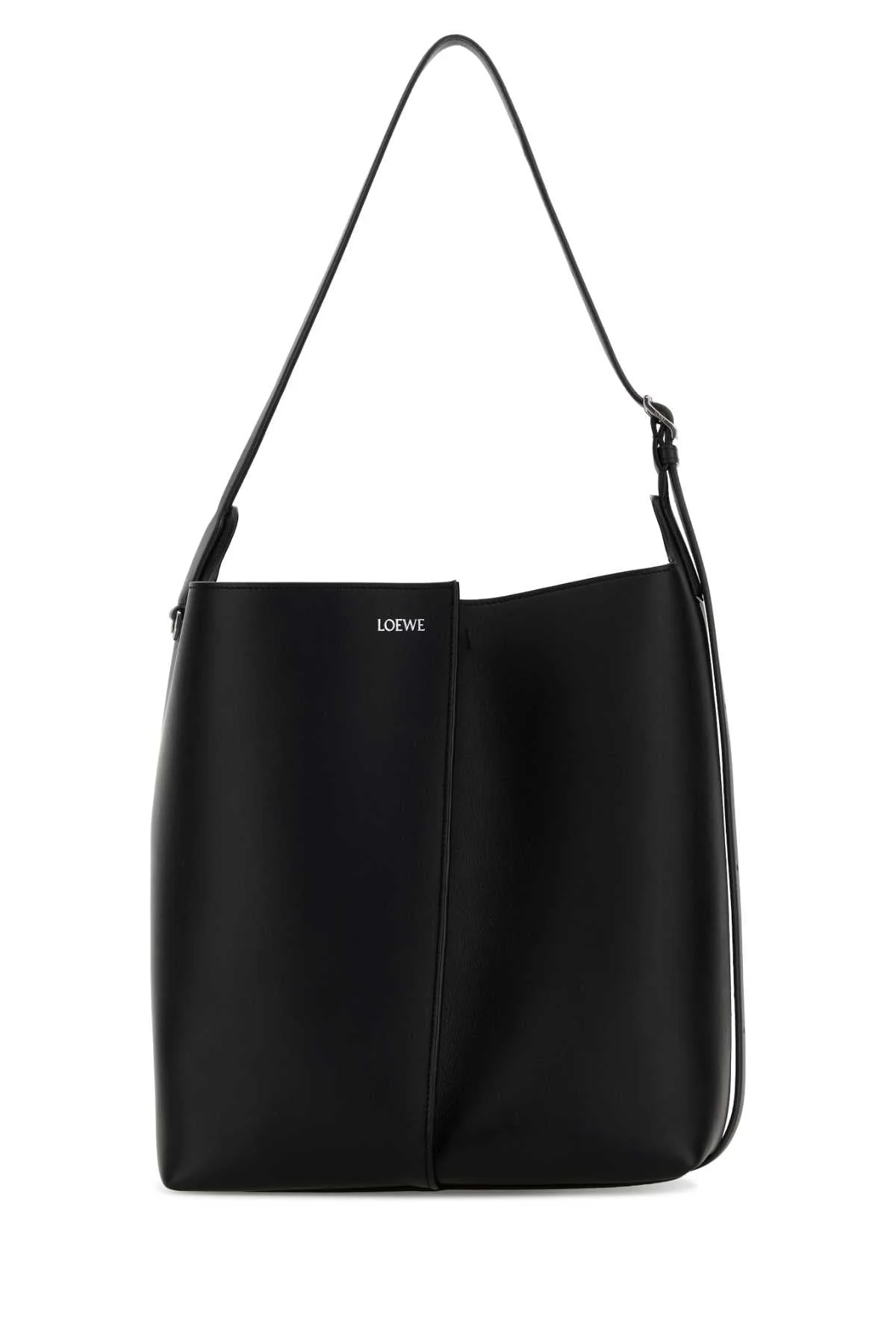 Loewe Women Black Leather Large Bilbao Bucket Bag - 1