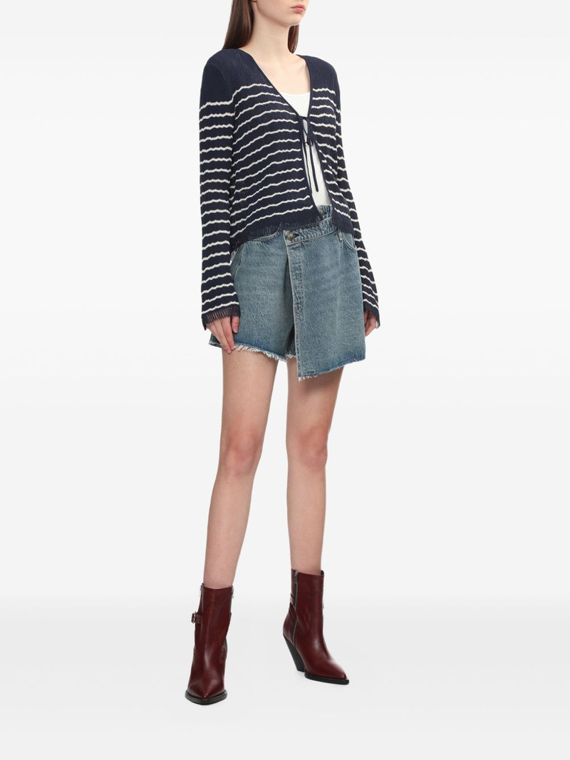 rag & bone tie-front striped cardigan outlook