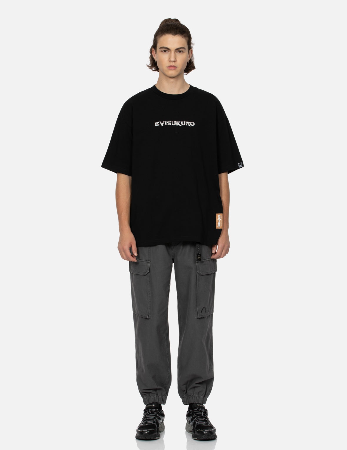 Logo and Slogan Prints Loose Fit T-shirt - 6