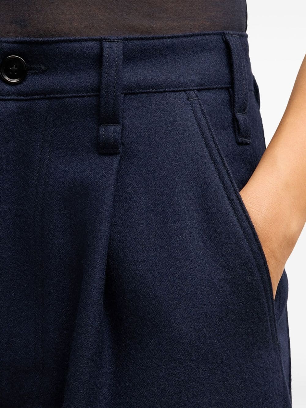 wool cargo trousers - 6