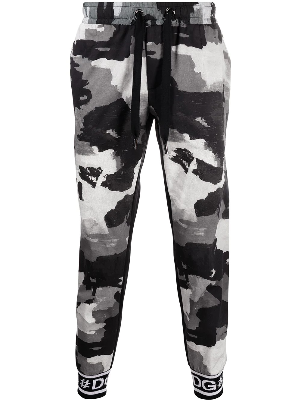 camouflage-print drawstring track pants - 1