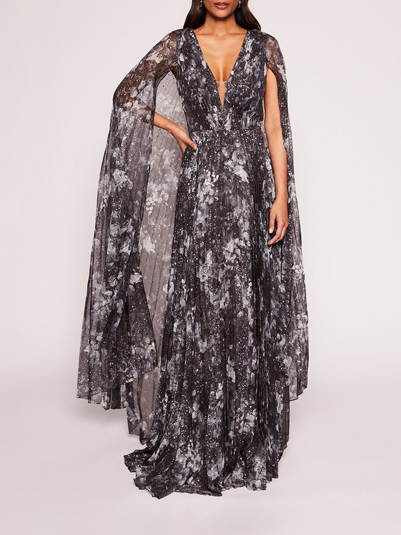 FOILED GARDEN GOWN 1