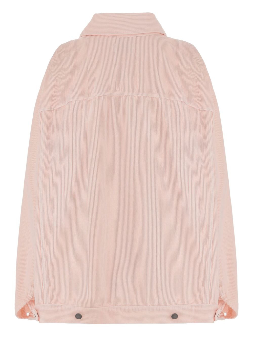 corduroy button-up jacket - 2