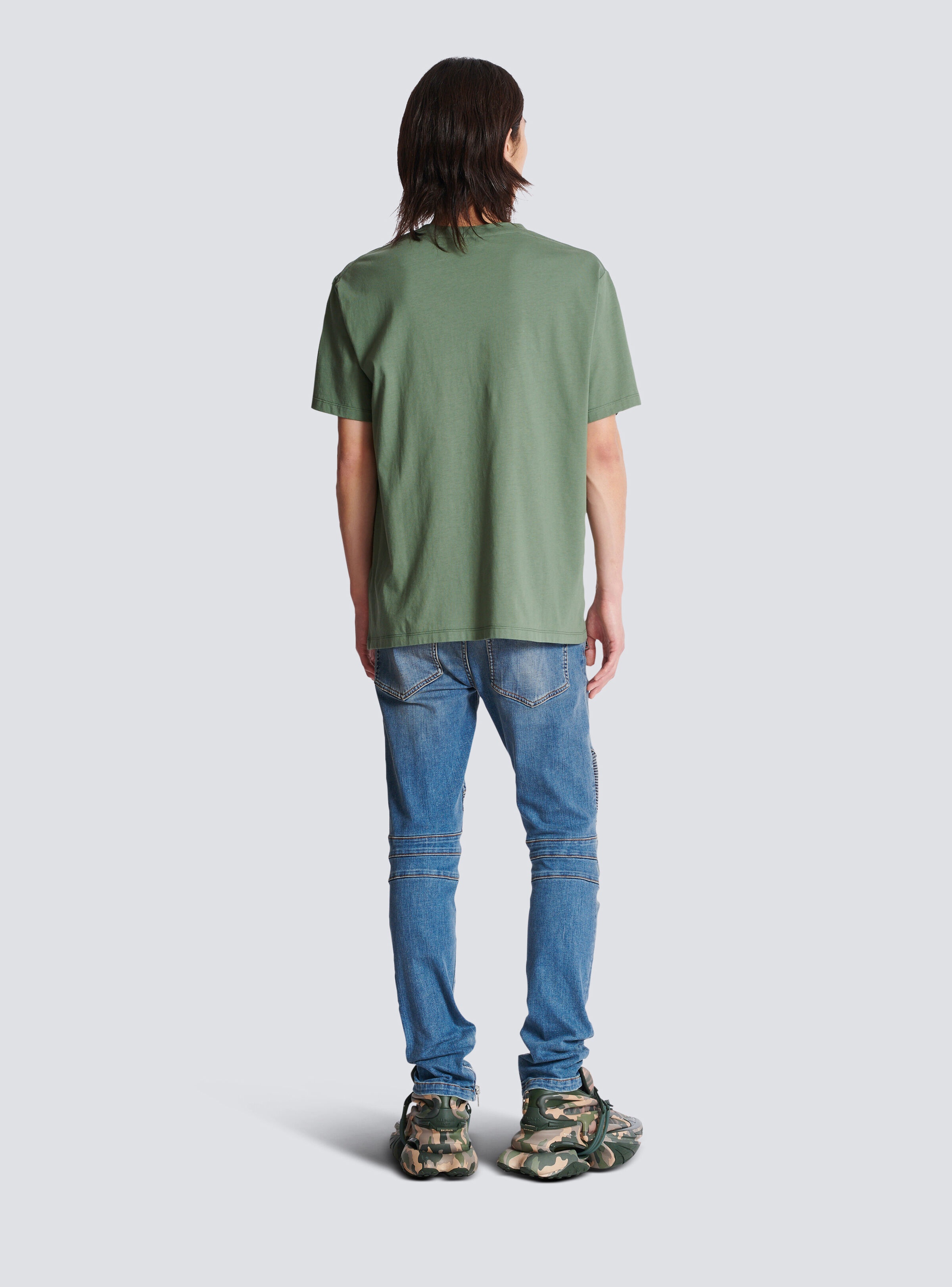 T-shirt with Balmain Paris print - 4