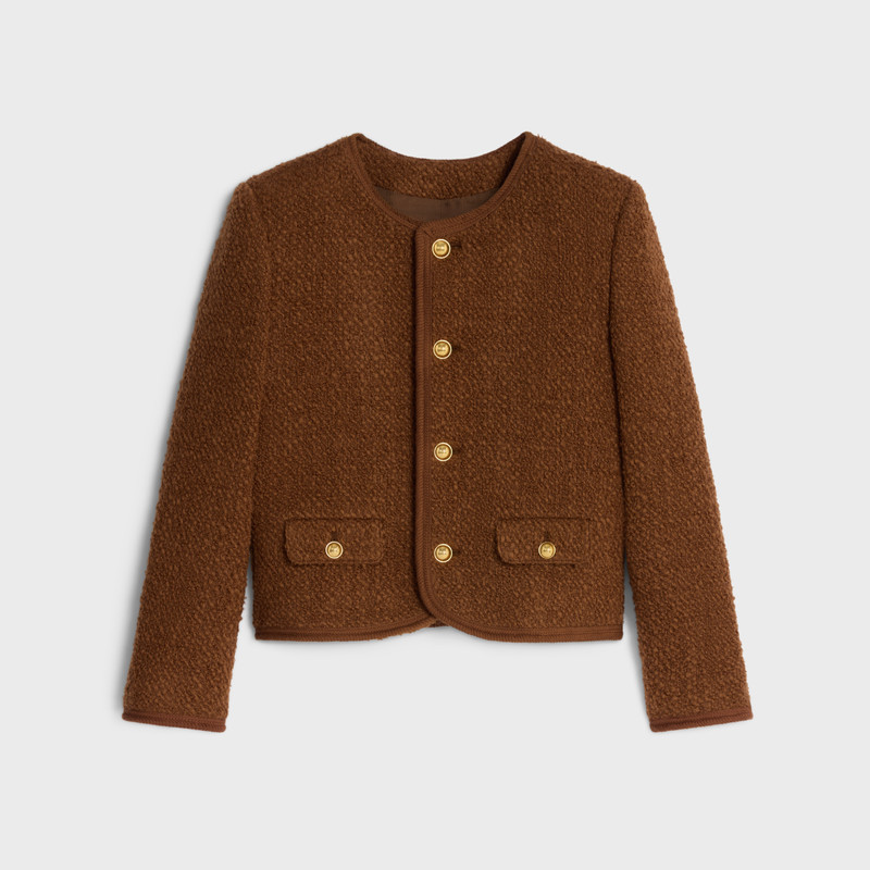 chelsea jacket in mohair wool tweed 1